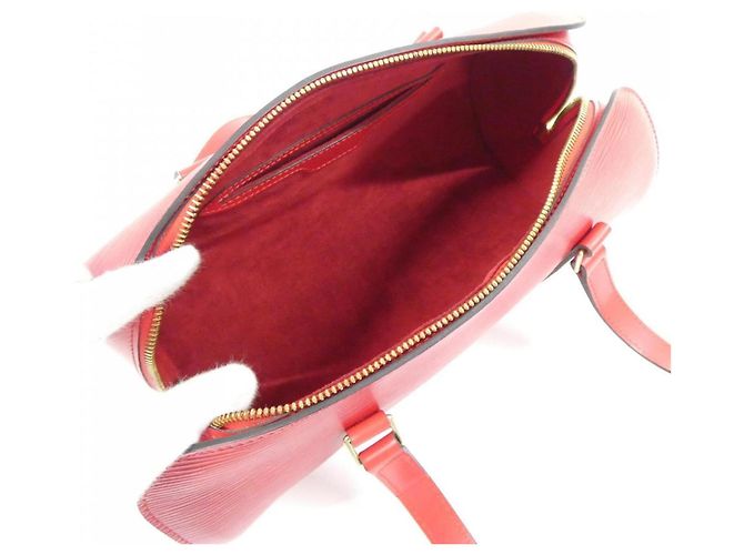 Borsa Soufflot Epi Louis Vuitton Rosso - vista 8