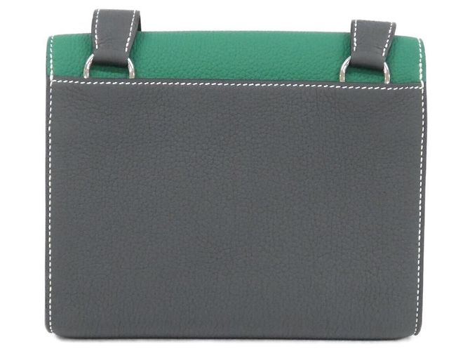 Bolsa de Ombro Colorblock Sac à Dépêches da Hermès Verde - vista 2