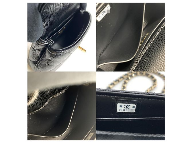 CHANEL Matelassé Coco Handle Micro Catena Clutch Nera Nero - vista 7