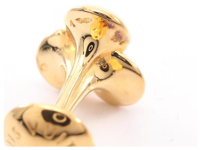 Gemelli Louis Vuitton, Bouquet Clou, tono oro, per uomo, D'oro - vista 4