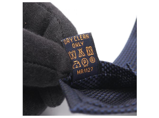 Louis Vuitton UNIFORM Silk Tie for Women, Navy () Navy blue - view 6