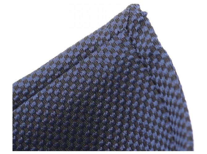 Louis Vuitton UNIFORM Silk Tie for Women, Navy () Navy blue - view 7