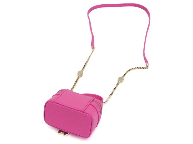Bulgari Pochette in pelle Bvlgari Serpenti Mini per donne, borsa a spalla rosa - vista 2