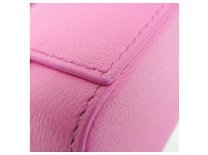 Bulgari Pochette in pelle Bvlgari Serpenti Mini per donne, borsa a spalla rosa - vista 4