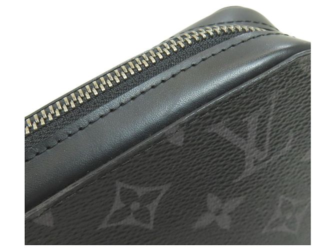 Borsa Clutch Zippy XL Louis Vuitton Monogram Eclipse Uomo LOUIS VUITTON Nero - vista 12