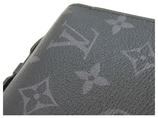 Borsa Clutch Zippy XL Louis Vuitton Monogram Eclipse Uomo LOUIS VUITTON Nero - vista 17