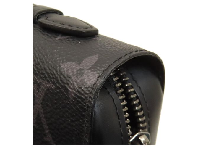 Borsa Clutch Zippy XL Louis Vuitton Monogram Eclipse Uomo LOUIS VUITTON Nero - vista 18
