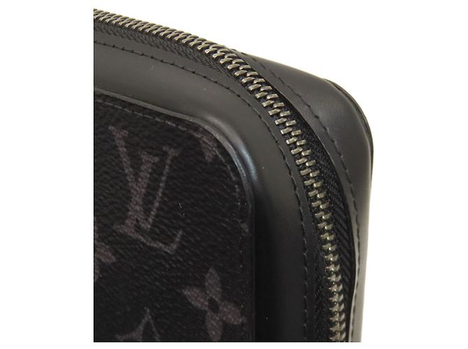 Borsa Clutch Zippy XL Louis Vuitton Monogram Eclipse Uomo LOUIS VUITTON Nero - vista 20
