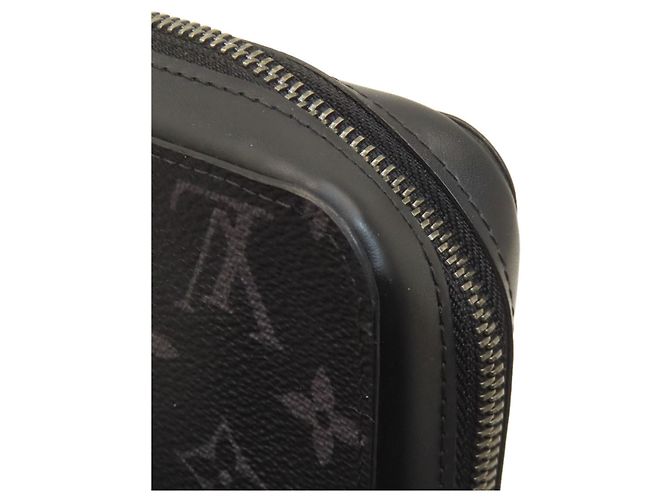 Borsa Clutch Zippy XL Louis Vuitton Monogram Eclipse Uomo LOUIS VUITTON Nero - vista 21