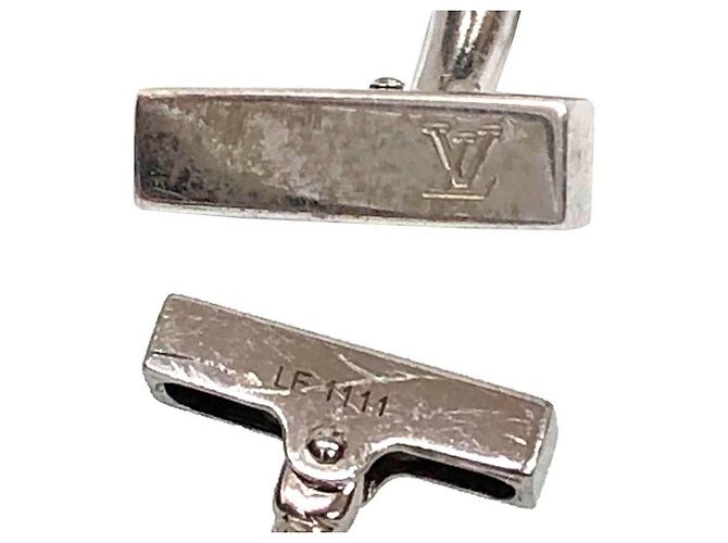 Gemelli Louis Vuitton, design "Budou Manchette" che presenta il sole e la luna, in argento sterling per uomini. - vista 3