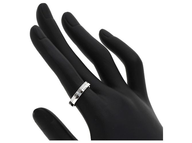 Hermès Anello Alleanza Kelly #, Oro Bianco, Donna - vista 6