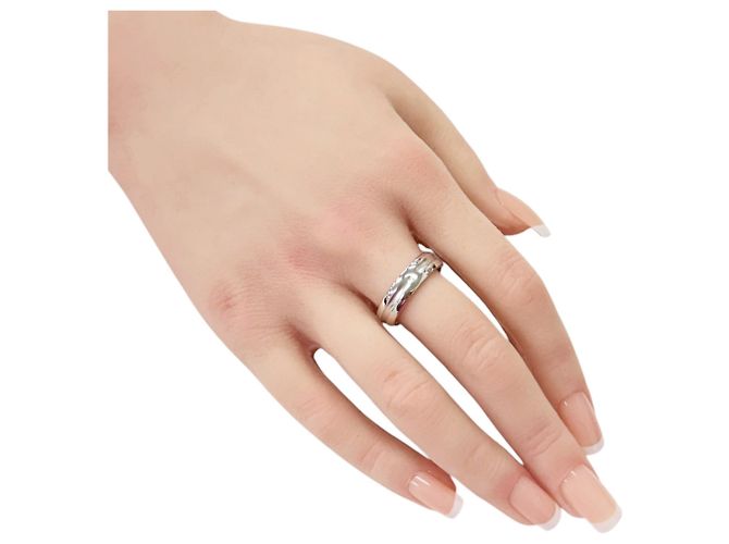 Ring Anello Empreinte Hermès, , Oro, Anello da Donna Argento - vista 2
