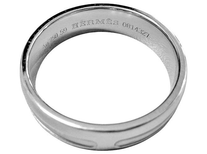 Ring Anello Empreinte Hermès, , Oro, Anello da Donna Argento - vista 5