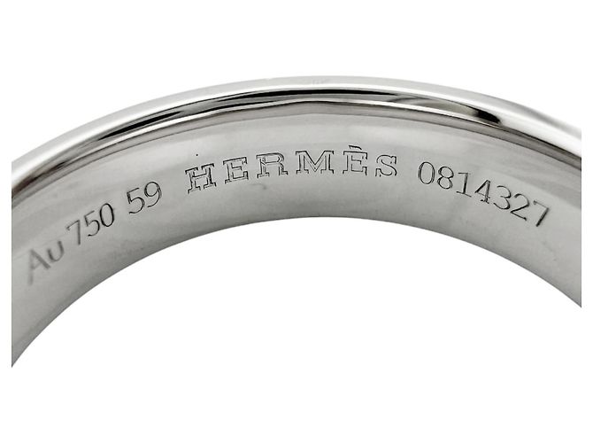 Ring Anello Empreinte Hermès, , Oro, Anello da Donna Argento - vista 6