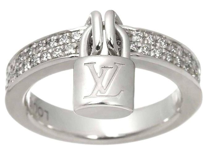 Louis Vuitton Lockit Ring # Diamantring, Weißgold () - Ansicht 2