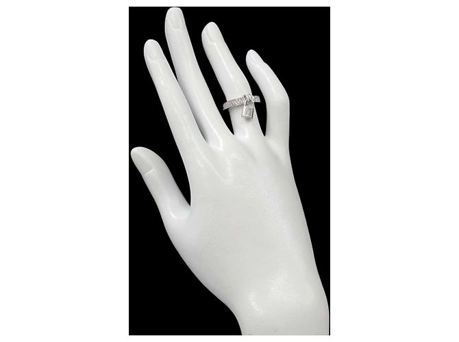 Louis Vuitton Lockit Ring # Diamantring, Weißgold () - Ansicht 9