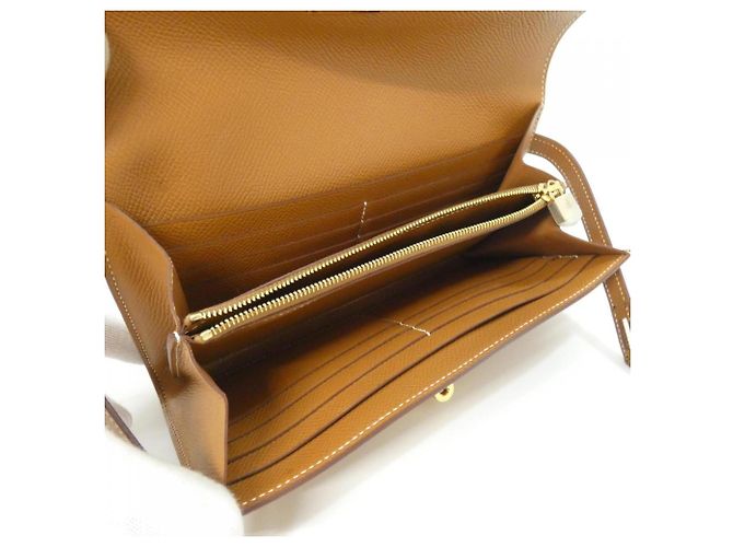 Hermès Kelly Classic Geldbörse Braun - Ansicht 4
