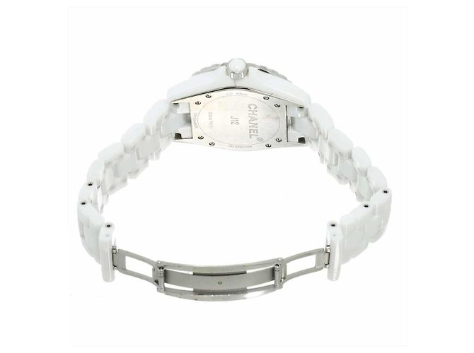 Chanel Men's Watch, Date, Diamonds, White Ceramic, Automatic Movement - view 5