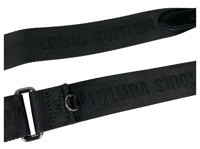 Louis Vuitton LOUIS VUITTON Shoulder Strap Monogram Eclipse City Keepall Black - view 5
