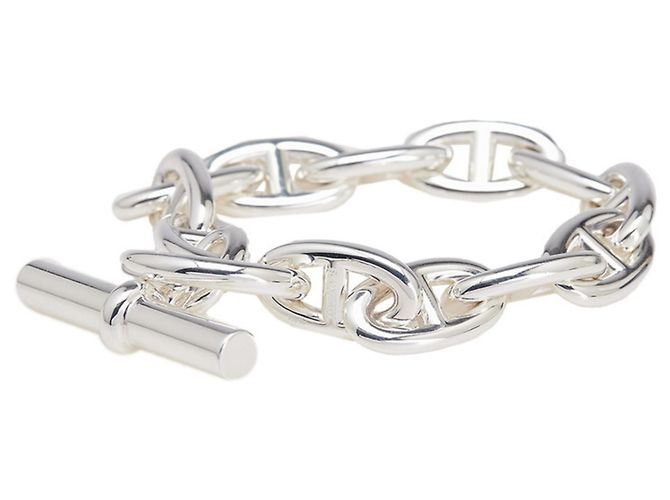 Bracciale Chaine d'Ancre GM in Argento per Uomini di Hermès - vista 2