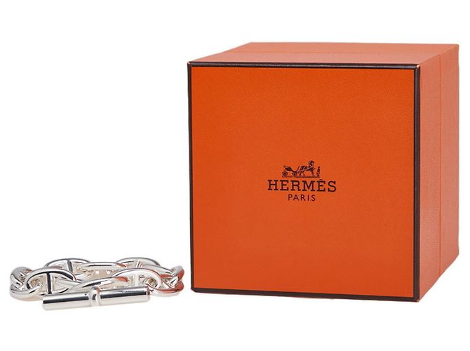 Bracciale Chaine d'Ancre GM in Argento per Uomini di Hermès - vista 6