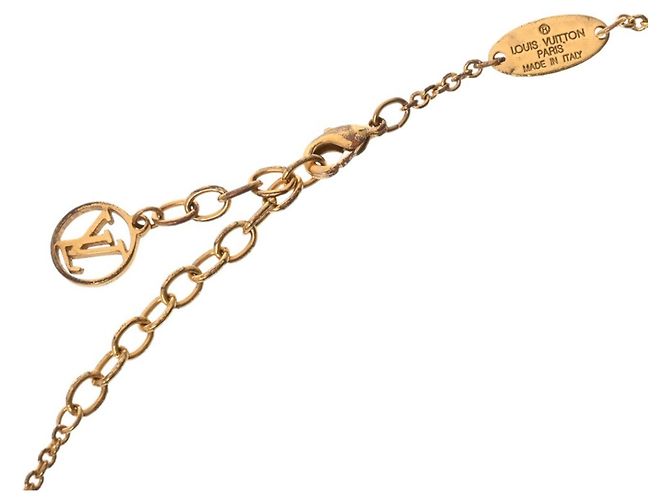 COLLAR GP Mujer Essential V Oro de LOUIS VUITTON, Grado A, Usado, Ginzo Dorado - vista 3