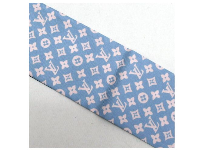 Foulard/Scaldacollo Monogram Animal Fish di Louis Vuitton Blu - vista 11