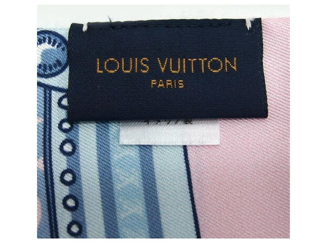 Foulard/Scaldacollo Monogram Animal Fish di Louis Vuitton Blu - vista 8