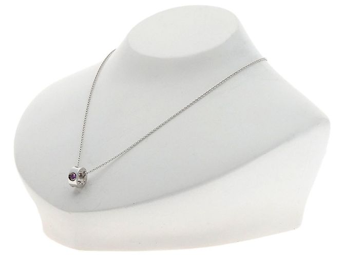 Anhänger Empreinte mit rosa Saphir, Weißgold, Damen LOUIS VUITTON Pink - Ansicht 6