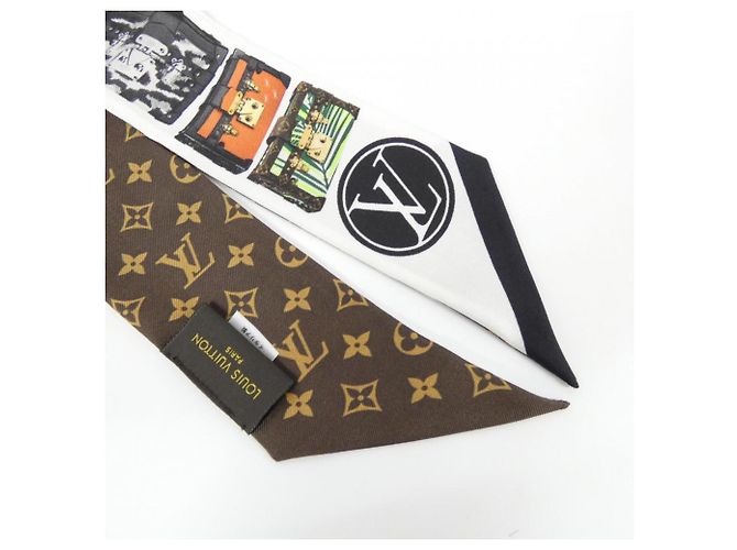 Sciarpa/Scaldacollo Louis Vuitton Tribute Two Petite Malle Marrone - vista 2