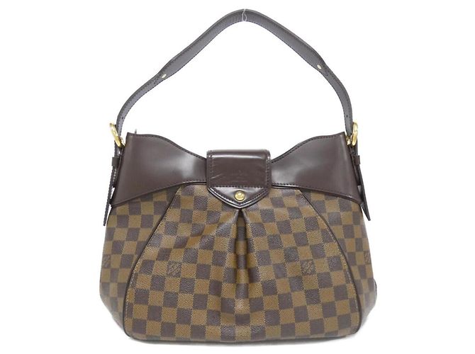 Borsa a Spalla Louis Vuitton Damier Sistina MM Marrone - vista 2