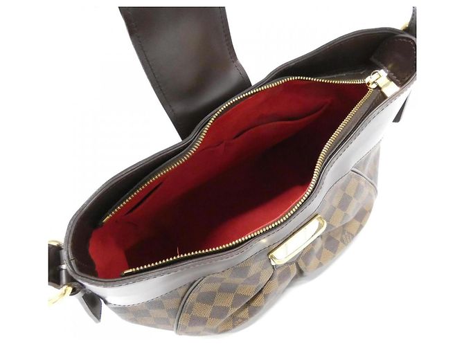 Borsa a Spalla Louis Vuitton Damier Sistina MM Marrone - vista 7