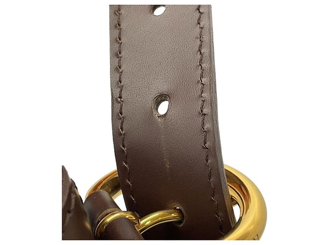 Borsa a Spalla Louis Vuitton Damier Ebene Sistina MM per Donne Marrone - vista 13