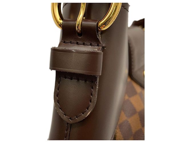 Borsa a Spalla Louis Vuitton Damier Ebene Sistina MM per Donne Marrone - vista 9