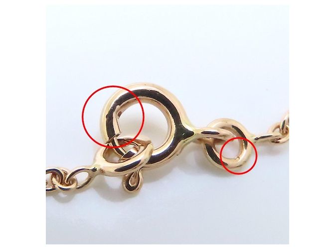 Hermès Collana Amuleto Kelly Diamante . Oro Rosa - vista 7