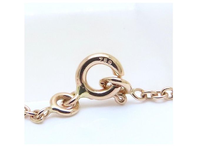 Hermès Collana Amuleto Kelly Diamante . Oro Rosa - vista 8