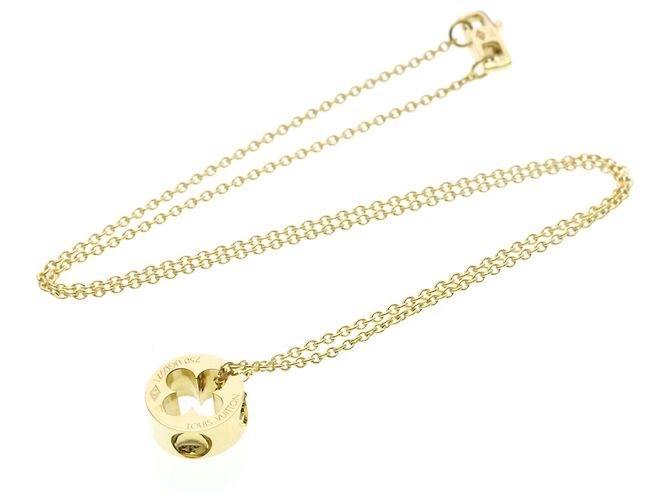 Collar Péndulo Empreinte Louis Vuitton Oro Amarillo () Sin Piedra Moda Hombre,Mujer Collar Péndulo (Oro) Dorado - vista 9