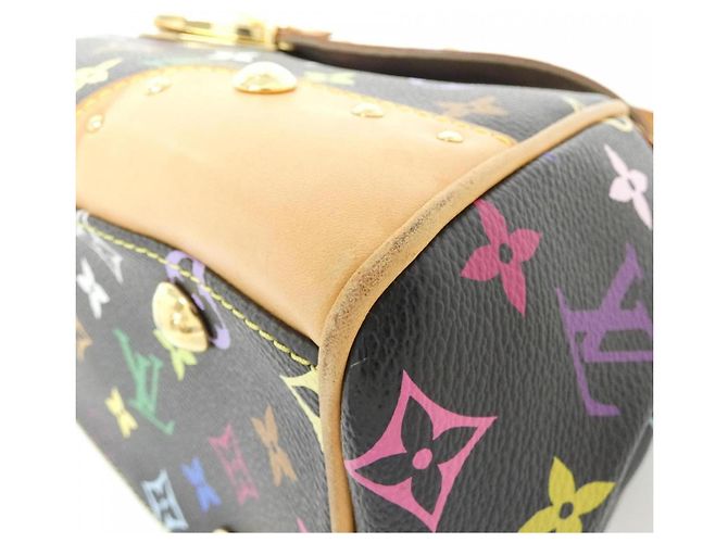 Louis Vuitton Multicolor Beverly MM Handtasche Schwarz - Ansicht 3