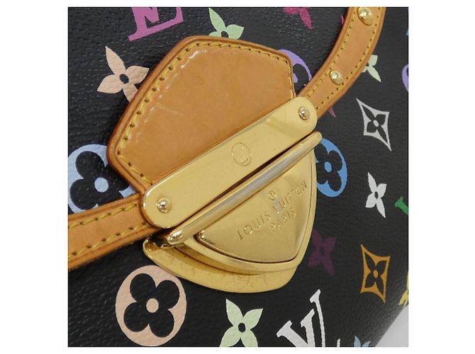 Louis Vuitton Multicolor Beverly MM Handtasche Schwarz - Ansicht 4