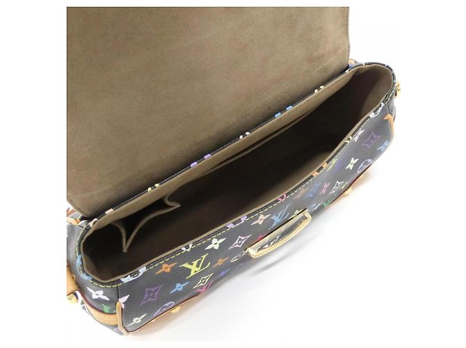 Louis Vuitton Multicolor Beverly MM Handtasche Schwarz - Ansicht 7