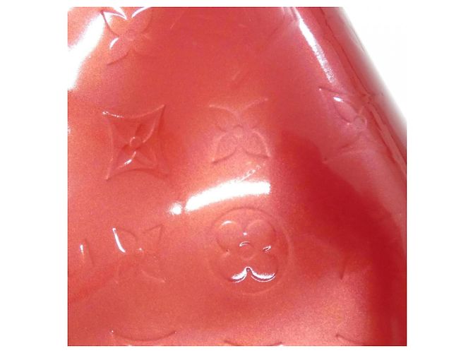 Borsa Louis Vuitton Vernis Bellevue PM Rosso - vista 5