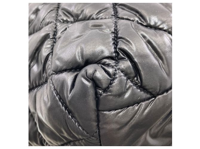 Borsa tote Chanel Coco Cocoon con hardware argentato, materiale in nylon, da donna. Nero - vista 24