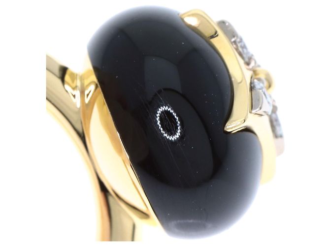 Anello Louis Vuitton Blossom Onyx Diamond in Oro Giallo per Donne - vista 10