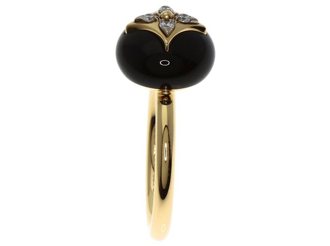 Anello Louis Vuitton Blossom Onyx Diamond in Oro Giallo per Donne - vista 3