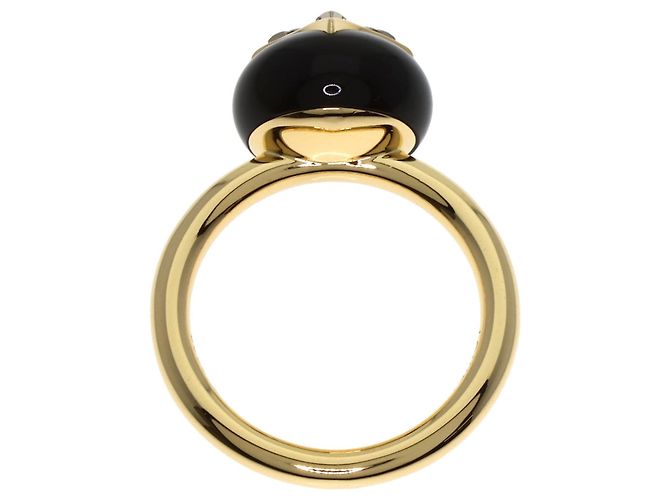 Anello Louis Vuitton Blossom Onyx Diamond in Oro Giallo per Donne - vista 4