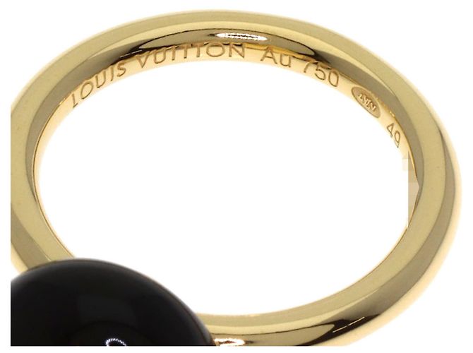 Anello Louis Vuitton Blossom Onyx Diamond in Oro Giallo per Donne - vista 5