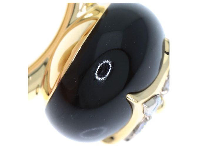 Anello Louis Vuitton Blossom Onyx Diamond in Oro Giallo per Donne - vista 9