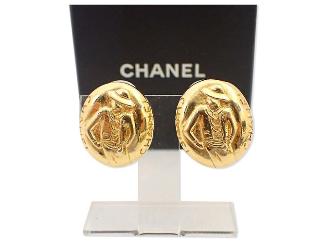 Orecchini placcati in oro Mademoiselle di CHANEL - D'oro - vista 2