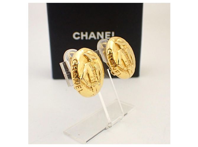 Orecchini placcati in oro Mademoiselle di CHANEL - D'oro - vista 4