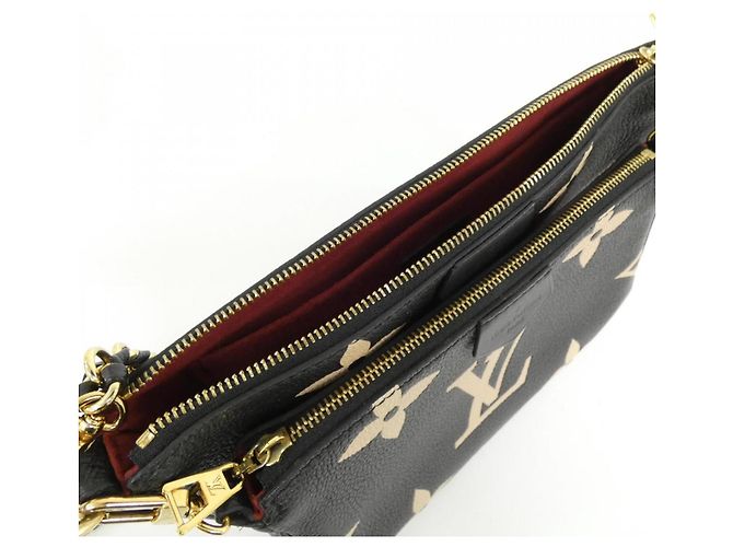 Louis Vuitton Bicolor Monogram Empreinte Multi Pochette Accessoires Shoulder Bag Black - view 10